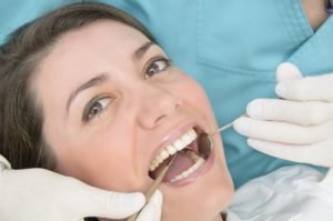 Relaxed patient at dental office